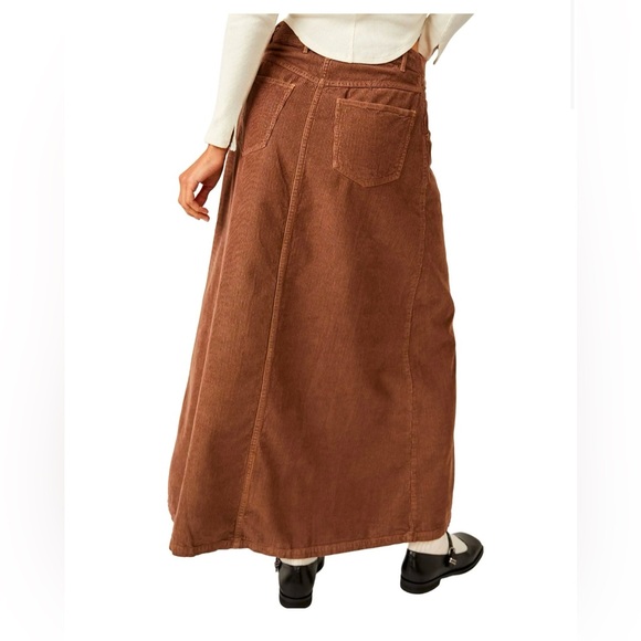 Free People Come As You Are Corduroy Maxi Skirt - Picture 6 of 8